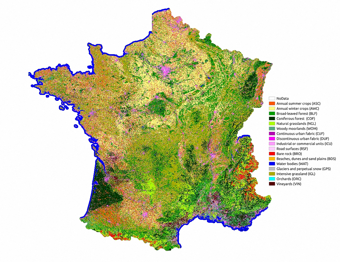 What Is A Land Map Remote Sensing | Free Full-Text | Operational High Resolution Land Cover Map  Production At The Country Scale Using Satellite Image Time Series
