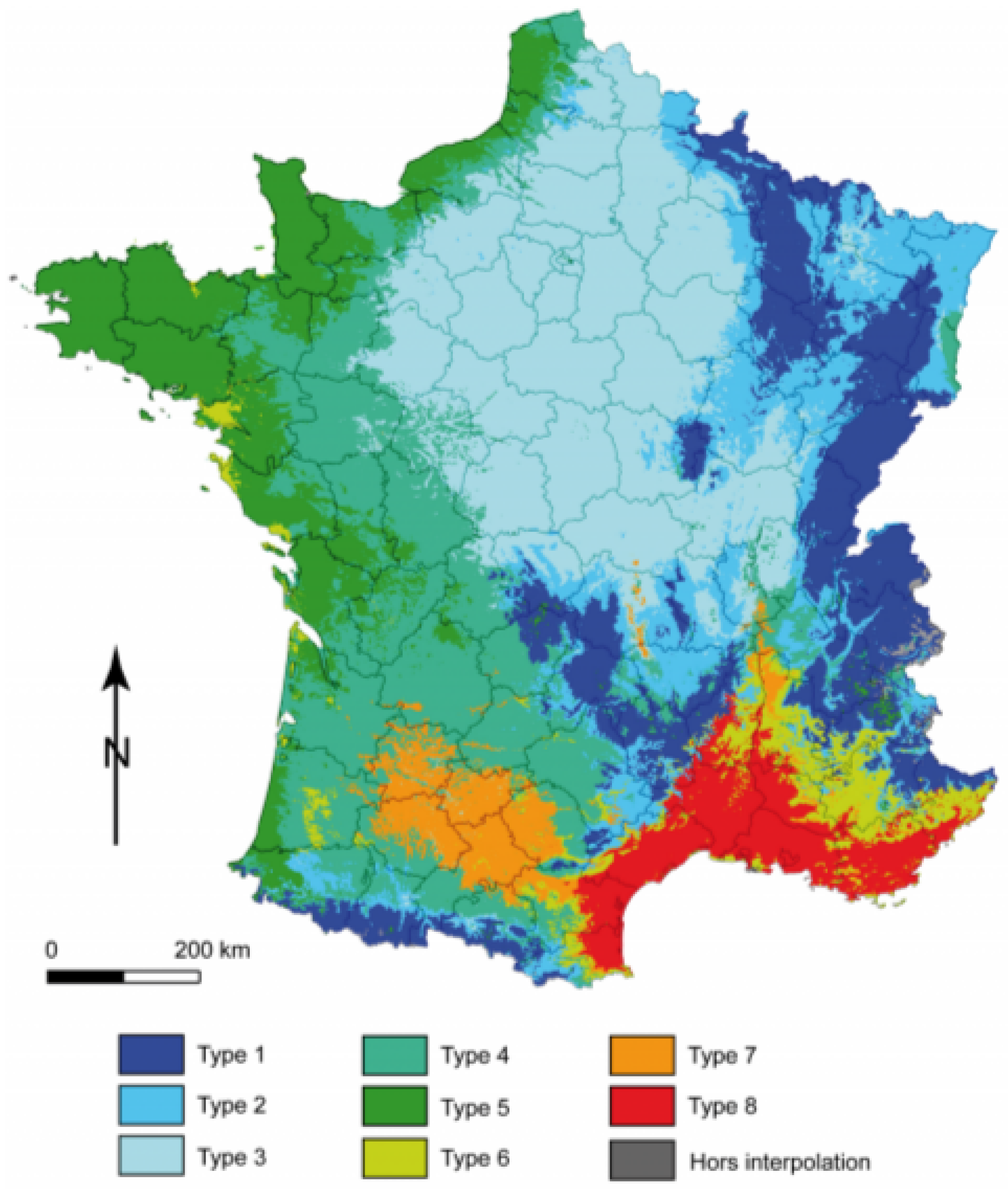 Климатические условия в разных частях франции. Климатическая карта Франции. Климат Франции карта. Климатические зоны Франции. Климатические пояса Франции карта.
