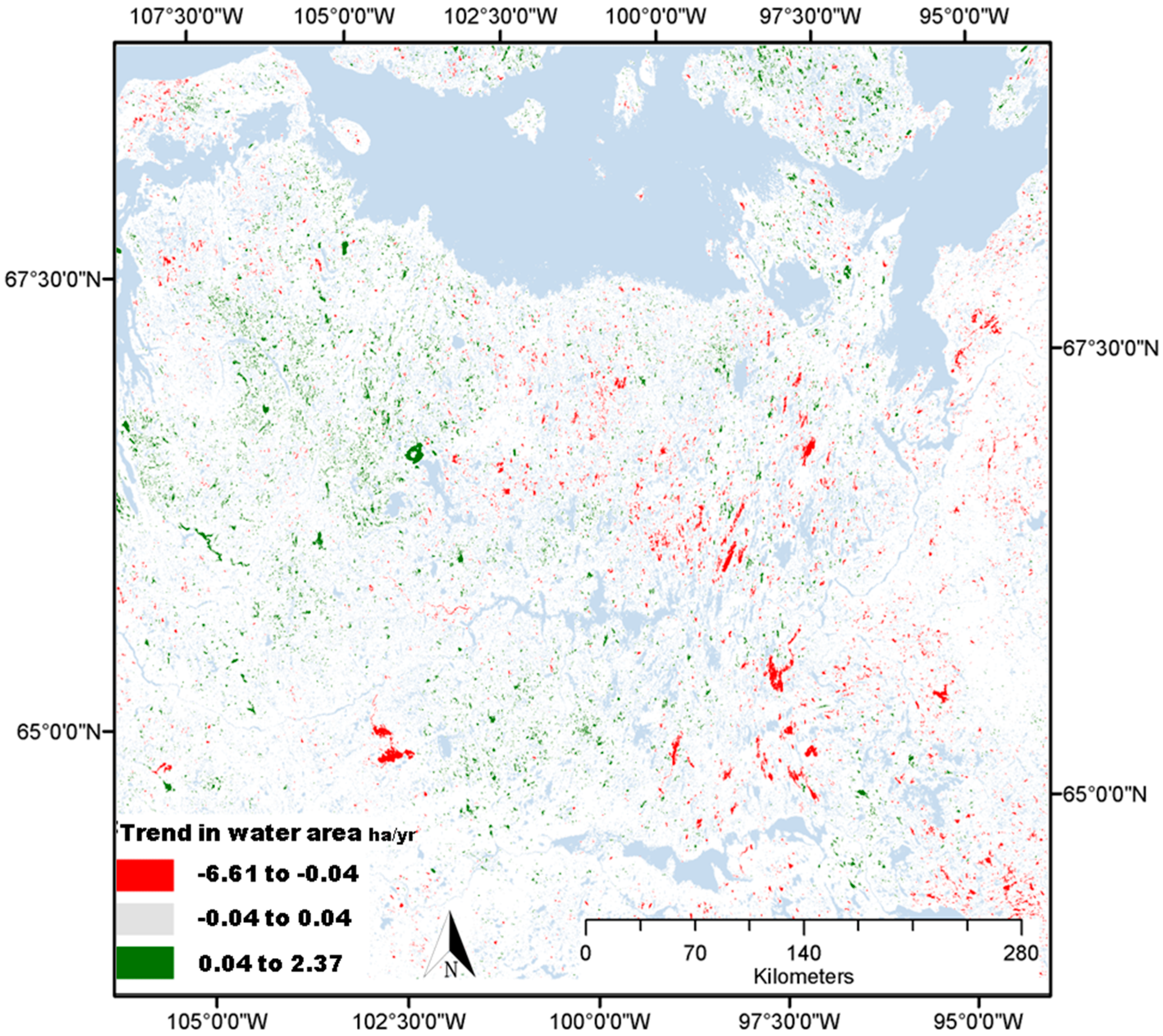 Remote Sensing Free Full Text Multi Decadal Surface Water Dynamics In North American Tundra Html