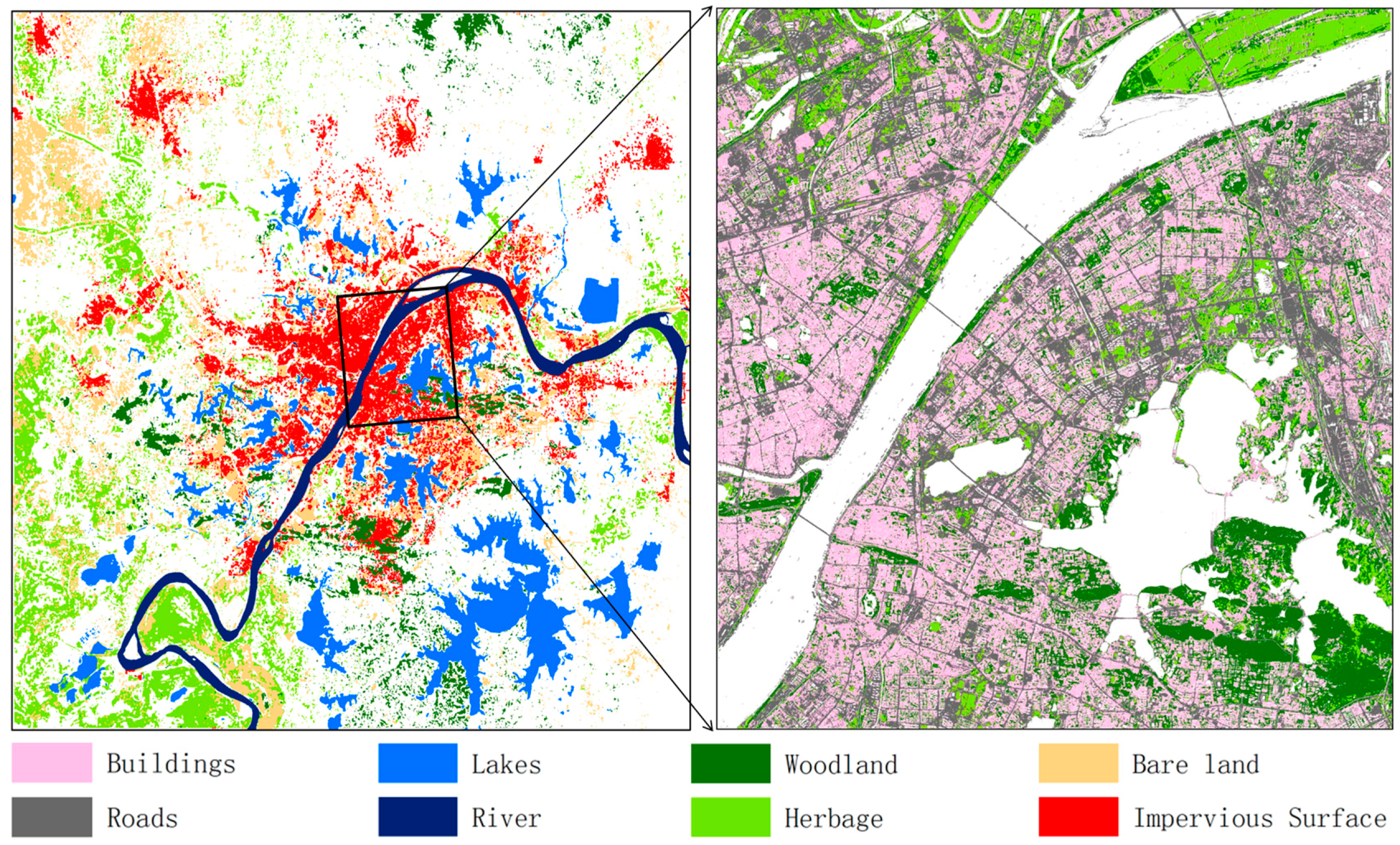 Remote Sensing Free Full Text Quantifying The Spatiotemporal Trends Of Canopy Layer Heat Island Clhi And Its Driving Factors Over Wuhan China With Satellite Remote Sensing Html