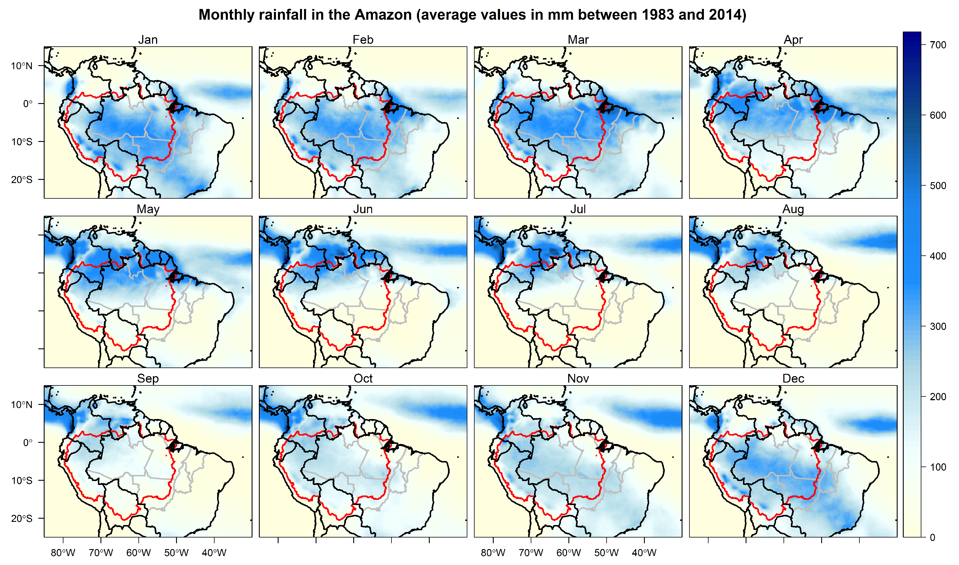 Remote Sensing Free Full Text Monitoring Rainfall Patterns In The Southern Amazon With Persiann Cdr Data Long Term Characteristics And Trends