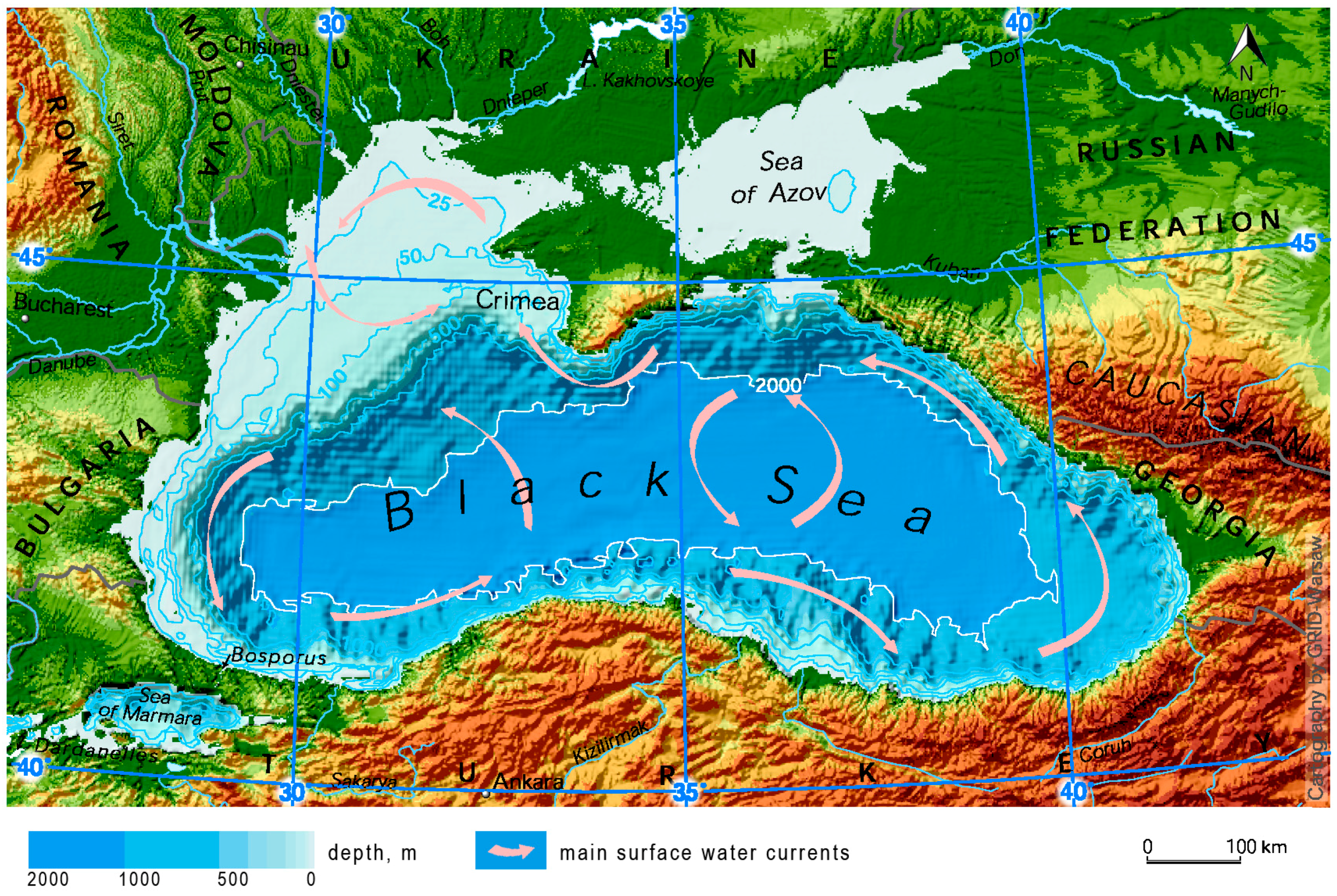 Black Sea Depth Chart