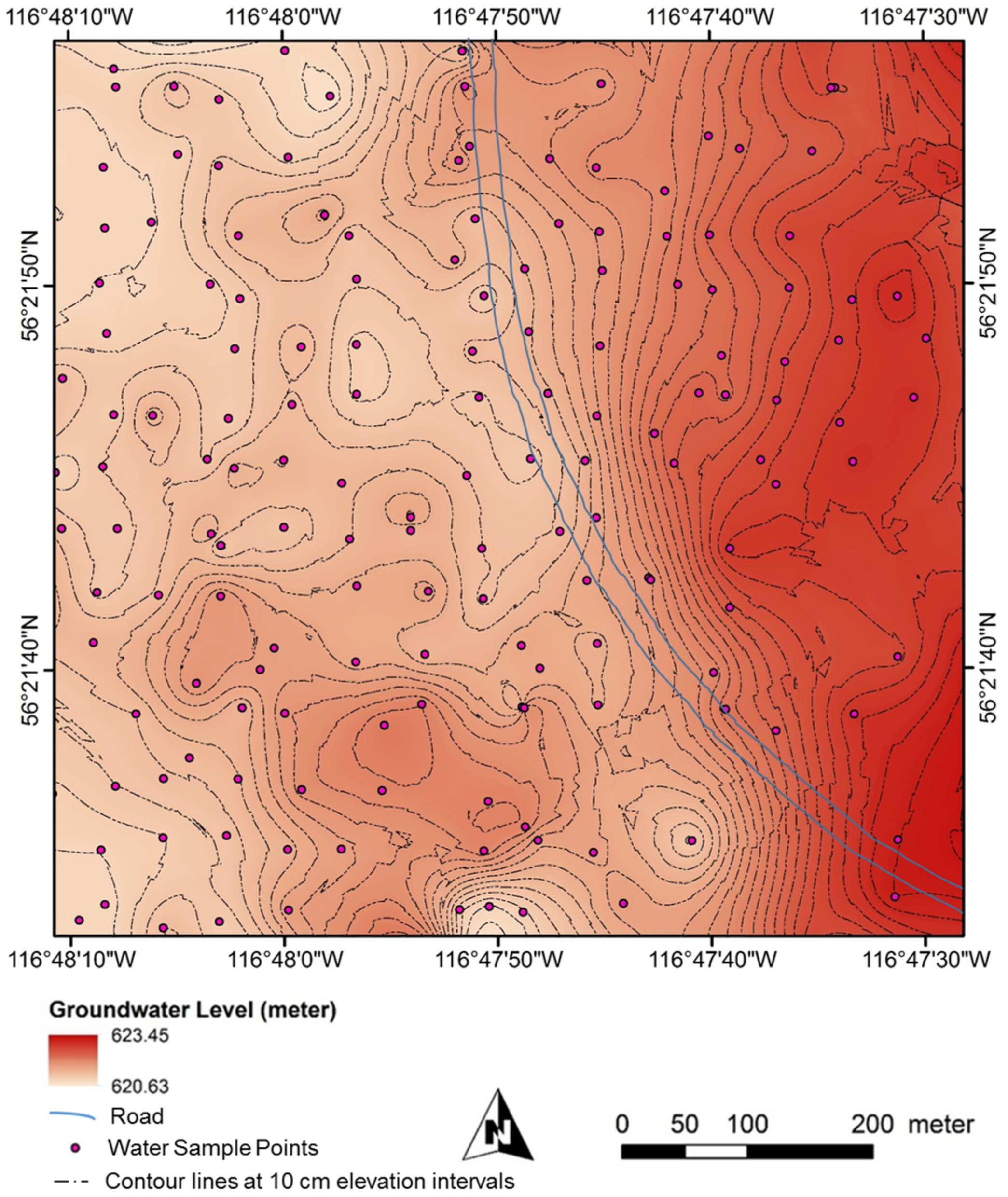 Water Table Contour Map Pdf Remote Sensing | Free Full-Text | A New Method To Map Groundwater Table In  Peatlands Using Unmanned Aerial Vehicles | Html