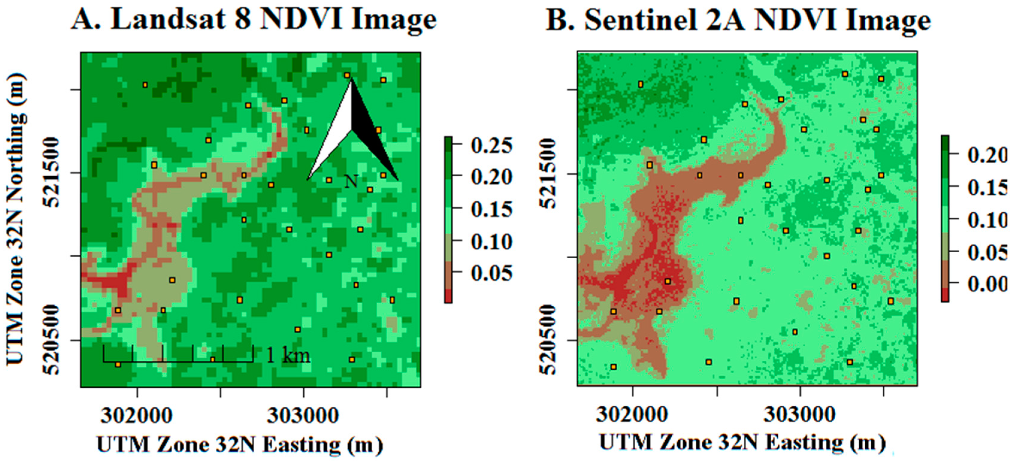 Landsat 8 карта