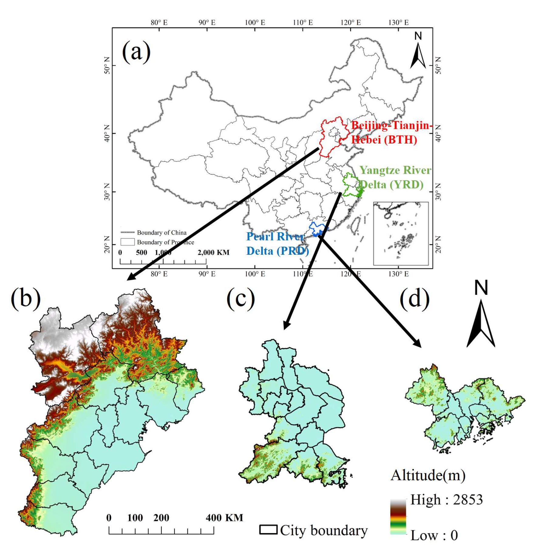 Urbanization and Spillover Effect for Three Megaregions in China: Evidence from DMSP/OLS Nighttime Lights Urbanization and Spillover Effect for Three Megaregions in China: Evidence from DMSP/OLS Nighttime Lights