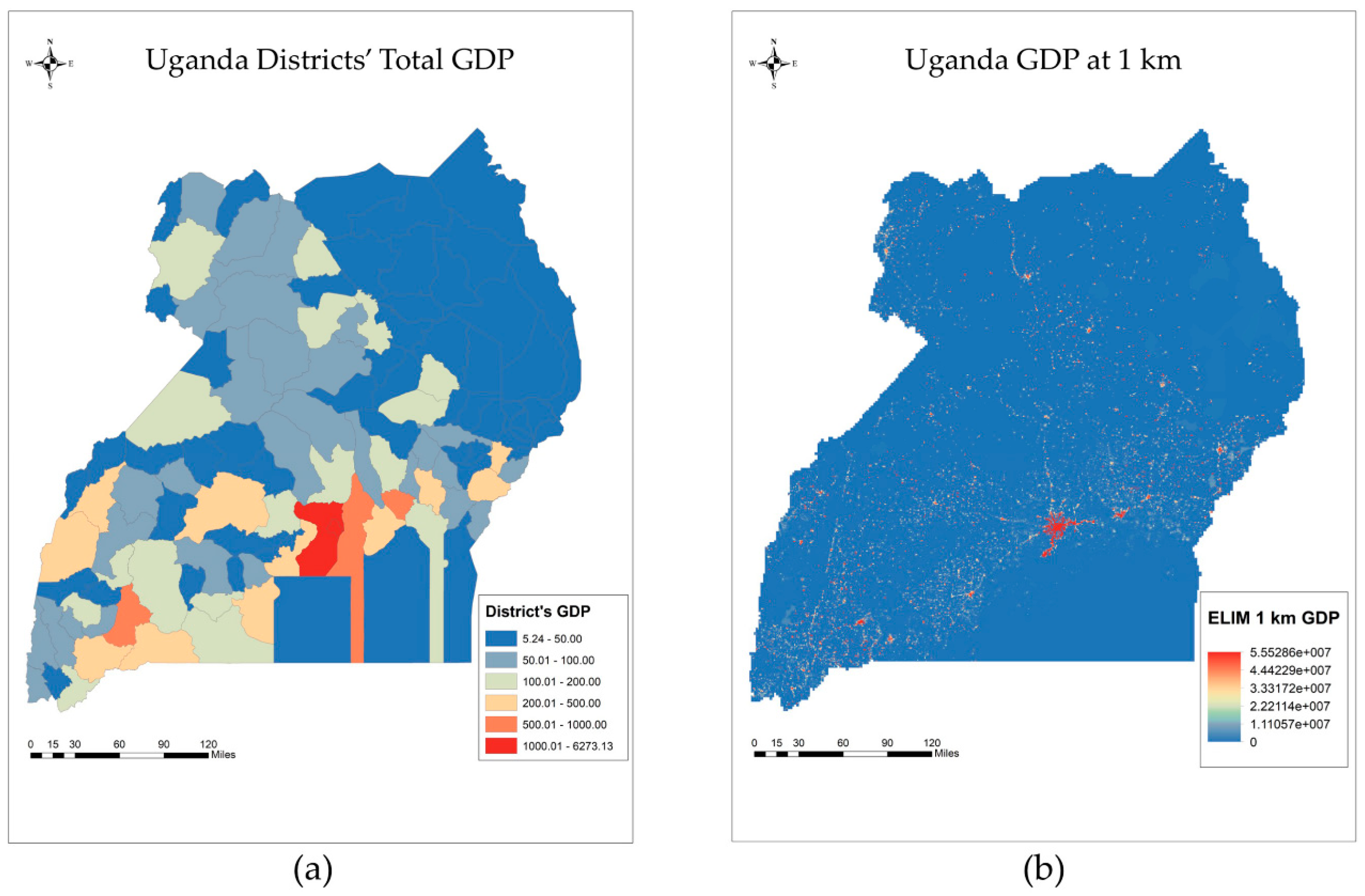 Remote Sensing Free Full Text Estimation And Mapping Of Sub National Gdp In Uganda Using Npp Viirs Imagery Html