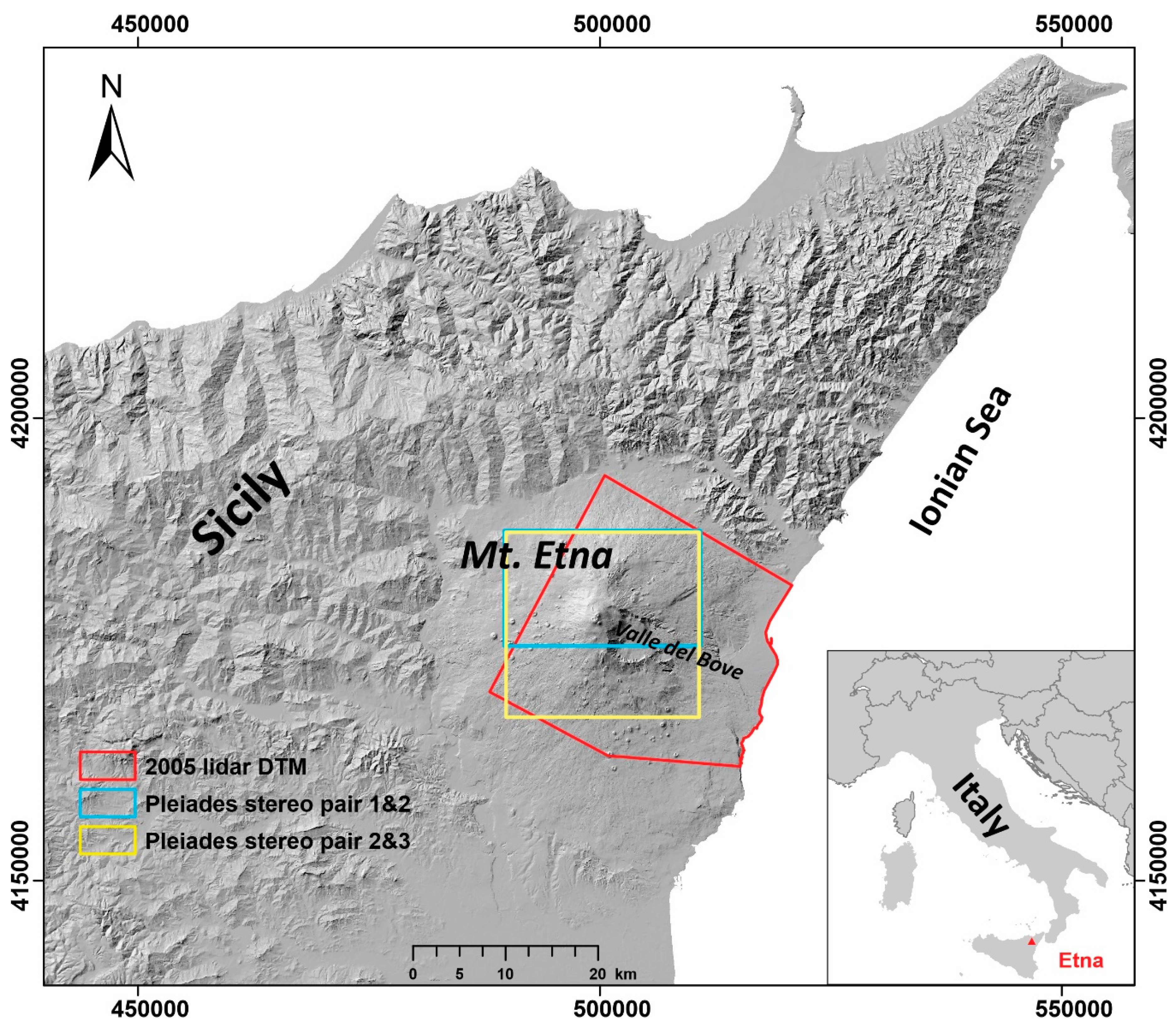 Reconstruction of the Mount Etna eastern flank after the first