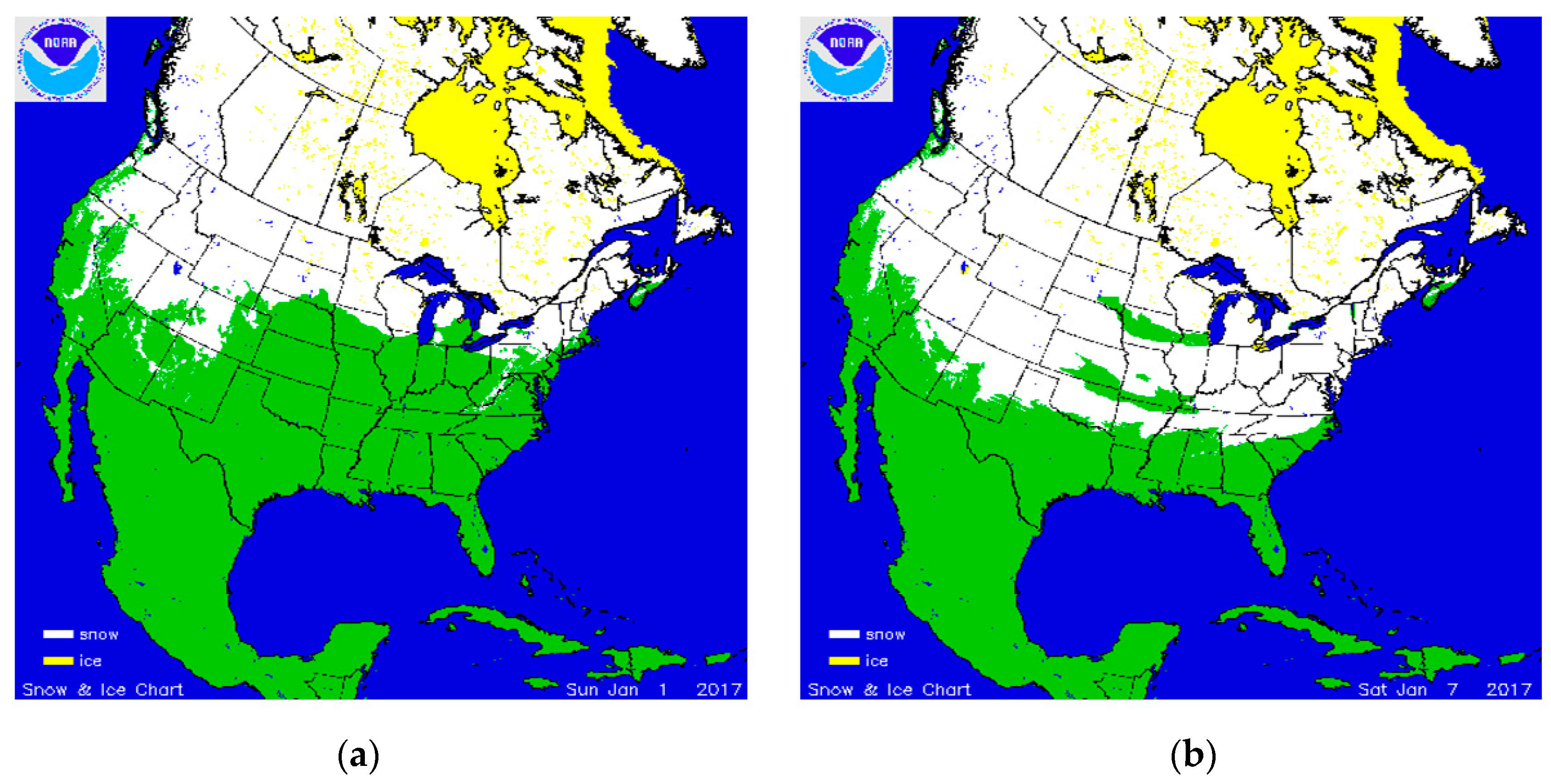 30 Snow Coverage Map Usa - Maps Online For You