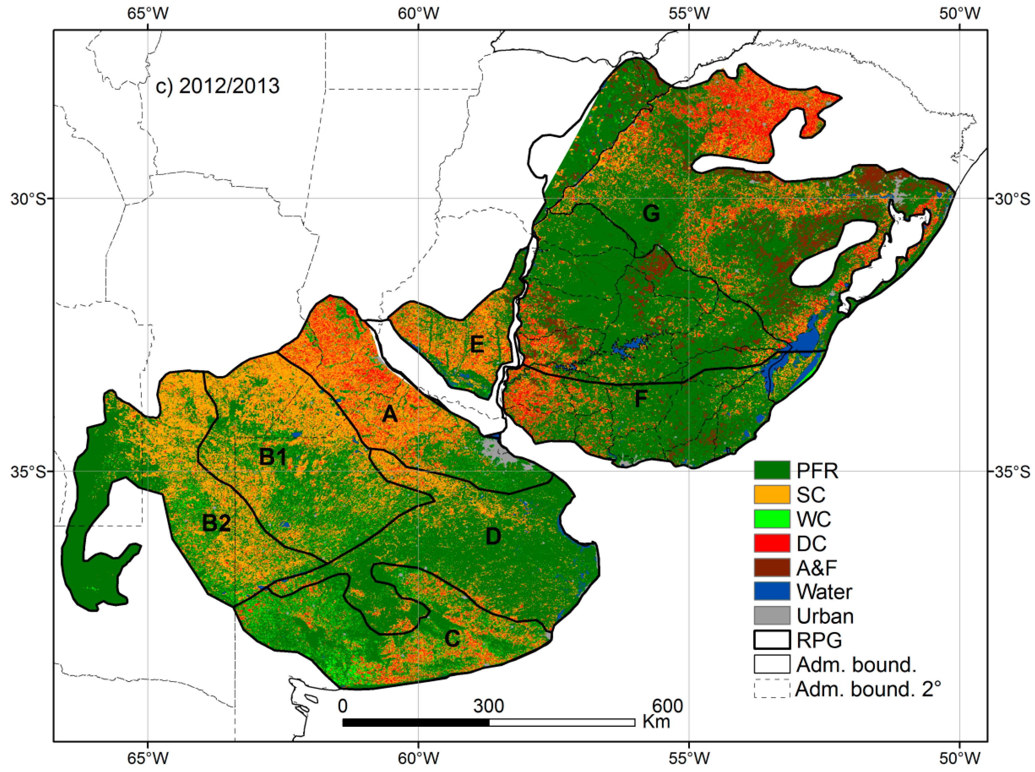 Remote Sensing Free Full Text Land Use Land Cover Change 2000 2014 In The Rio De La Plata Grasslands An Analysis Based On Modis Ndvi Time Series Html