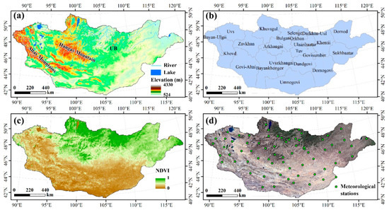 Spatial and Temporal Characteristics of Vegetation NDVI Changes and the ...