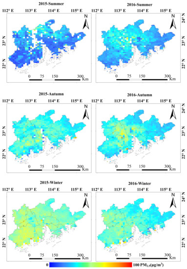 Estimating Ground-Level Particulate Matter in Five Regions