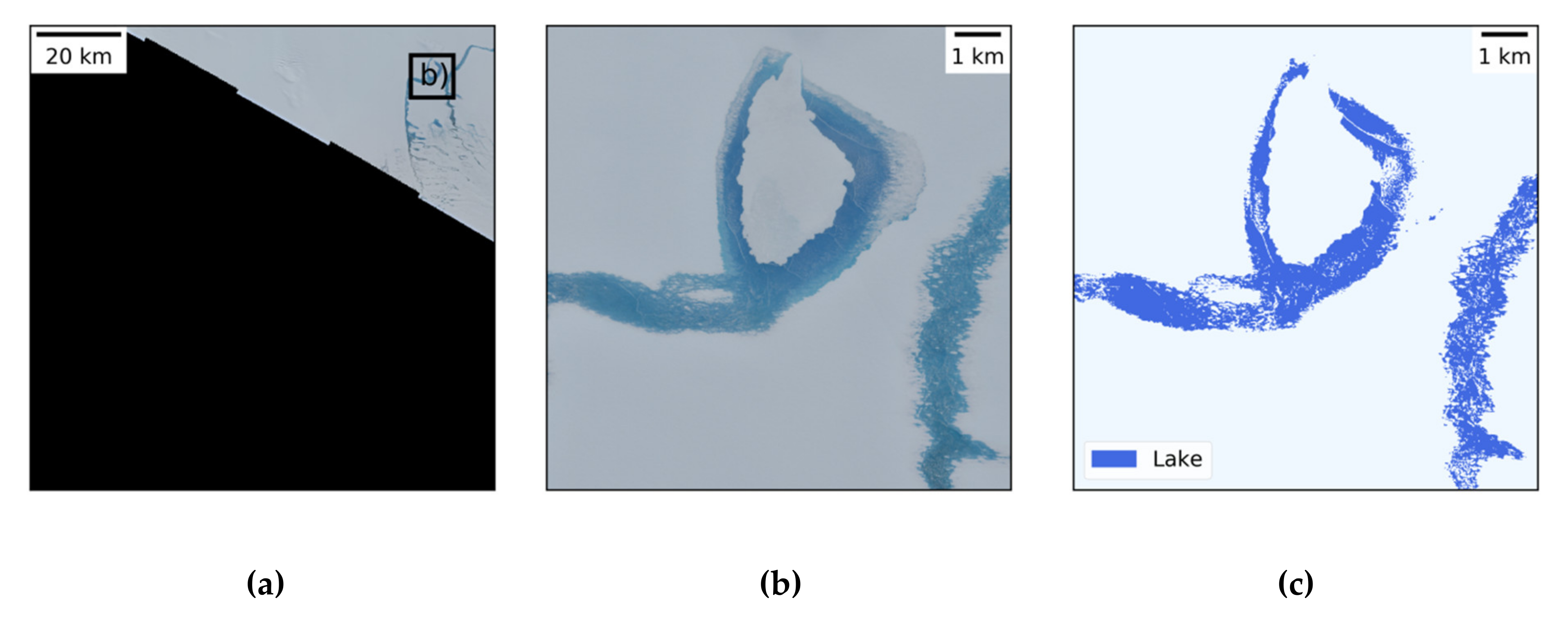 Remote Sensing Free Full Text Automated Mapping Of Antarctic Supraglacial Lakes Using A Machine Learning Approach Html