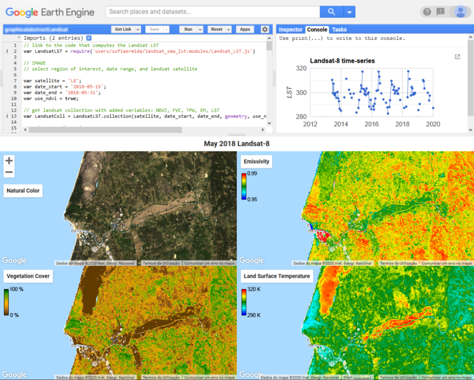 Google earth engine карта