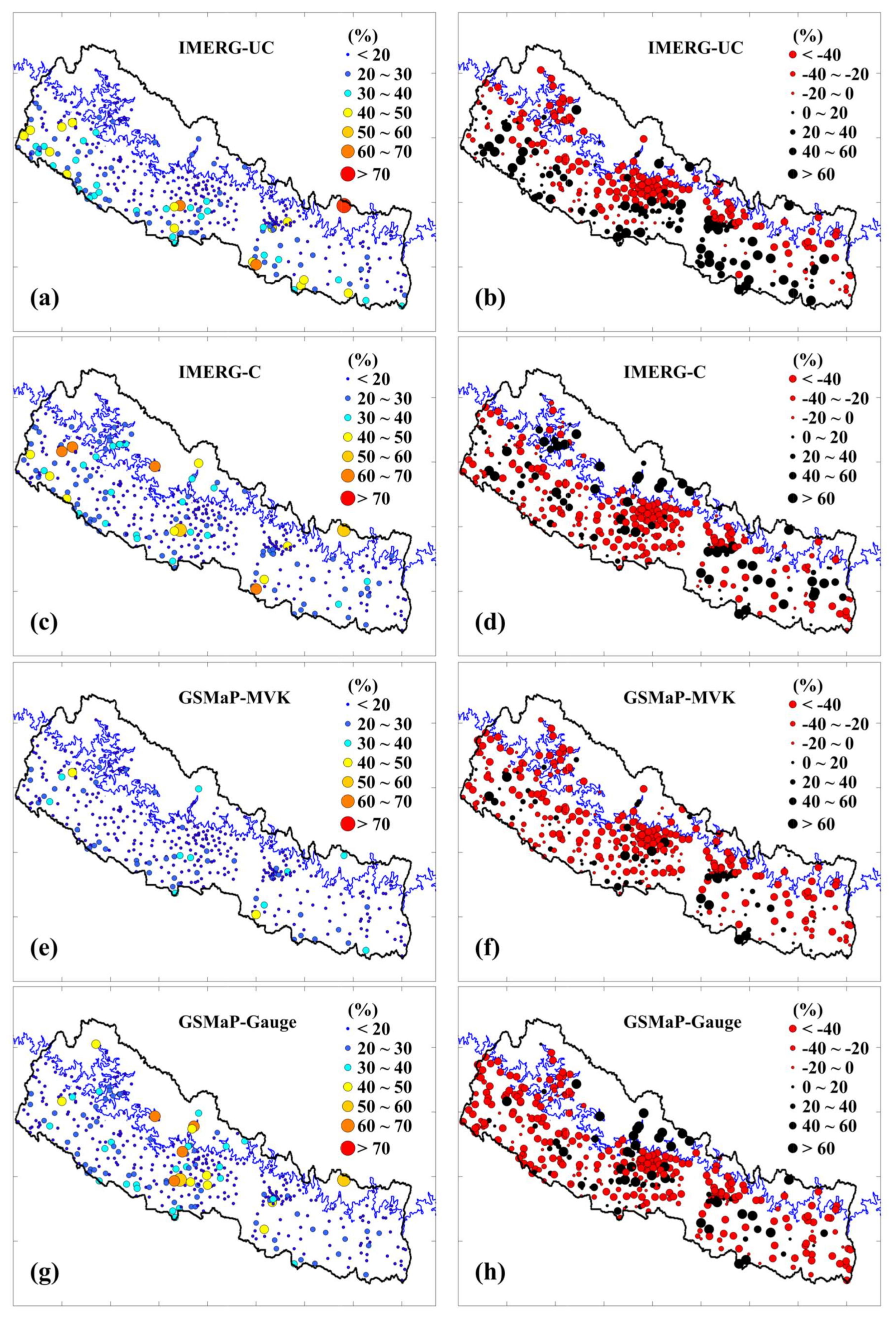 Remote Sensing Free Full Text Evaluation Of Gpm Era Satellite Precipitation Products On The Southern Slopes Of The Central Himalayas Against Rain Gauge Data Html