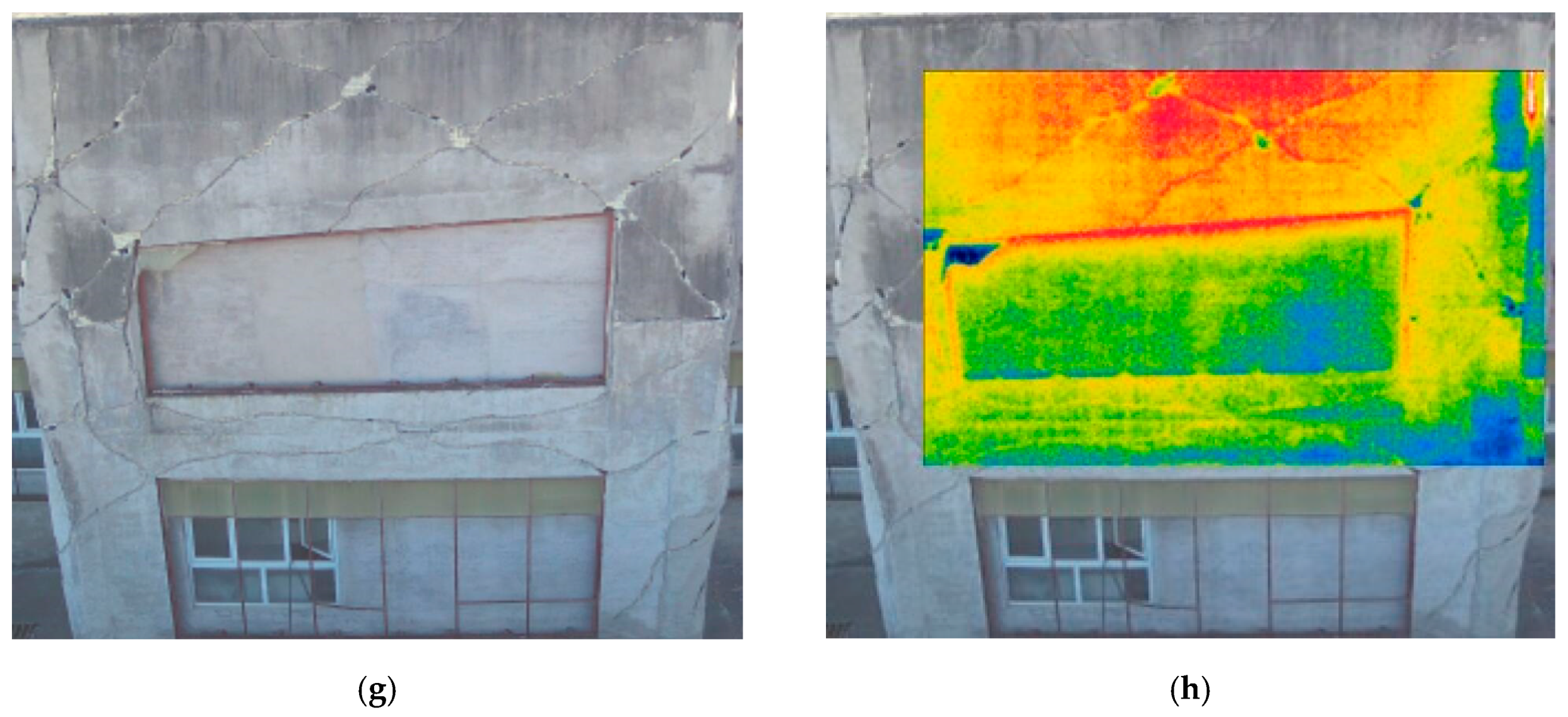 Detecting Heat Loss Outside Building Using Thermal Camera Stock