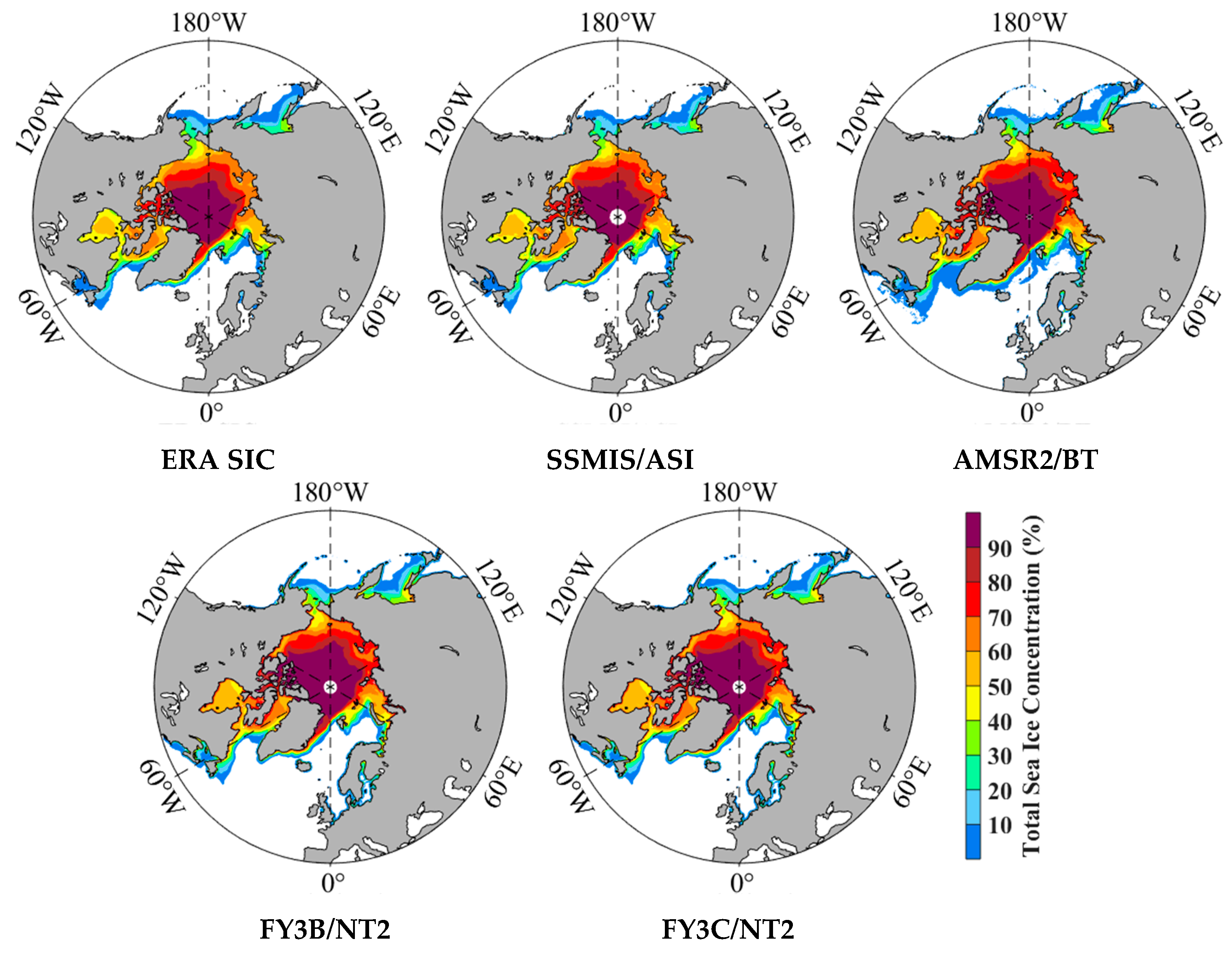 Consistent Comparison of Remotely Sensed Sea Ice Consistent Comparison of Remotely Sensed Sea Ice