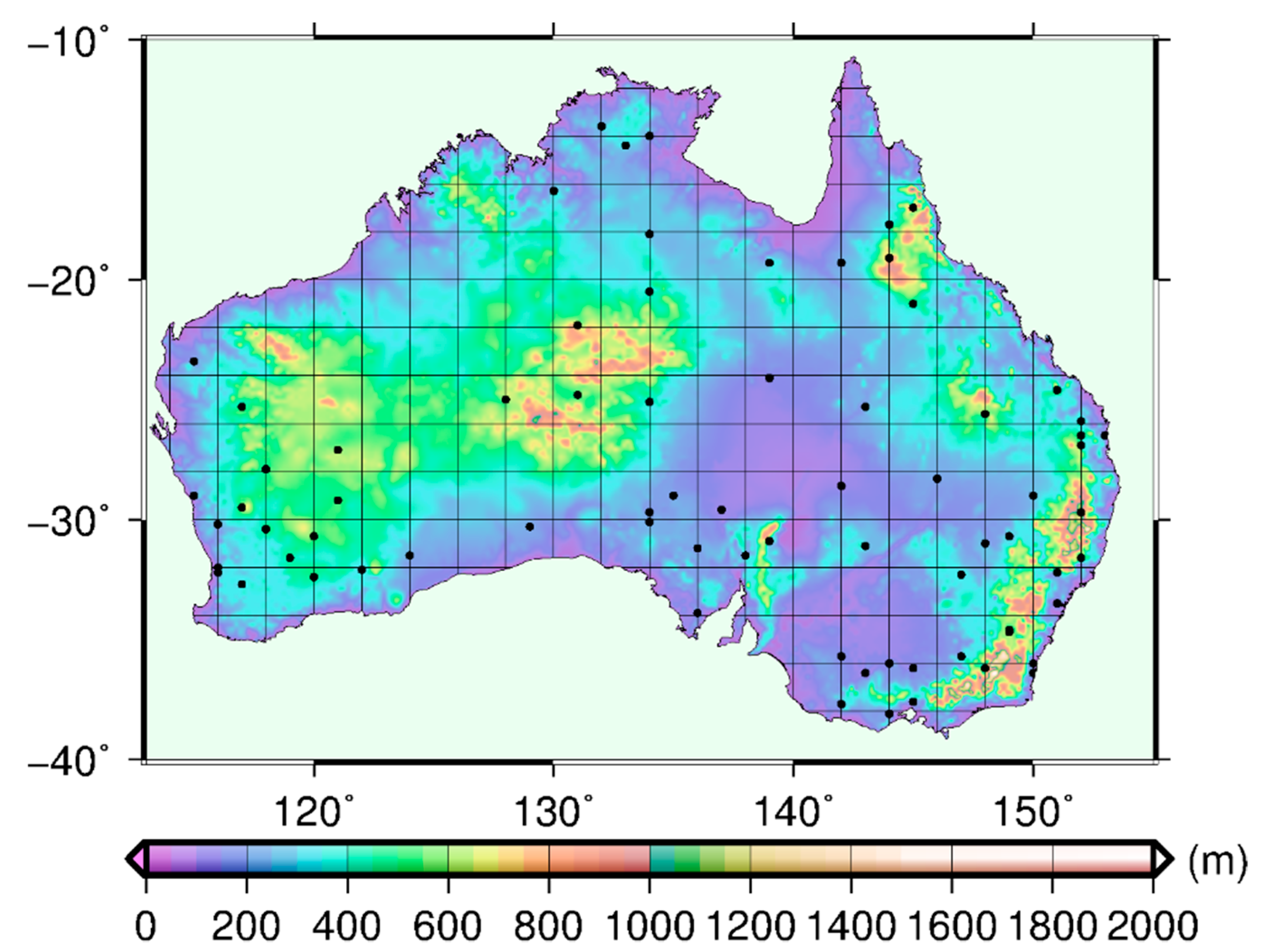 Remote Sensing | Free Full-Text | Modeling Australian Maps Using Long-Term Observations of Regional GPS Network Artificial Neural Network-Aided Spherical Cap Harmonic Analysis Approach | HTML