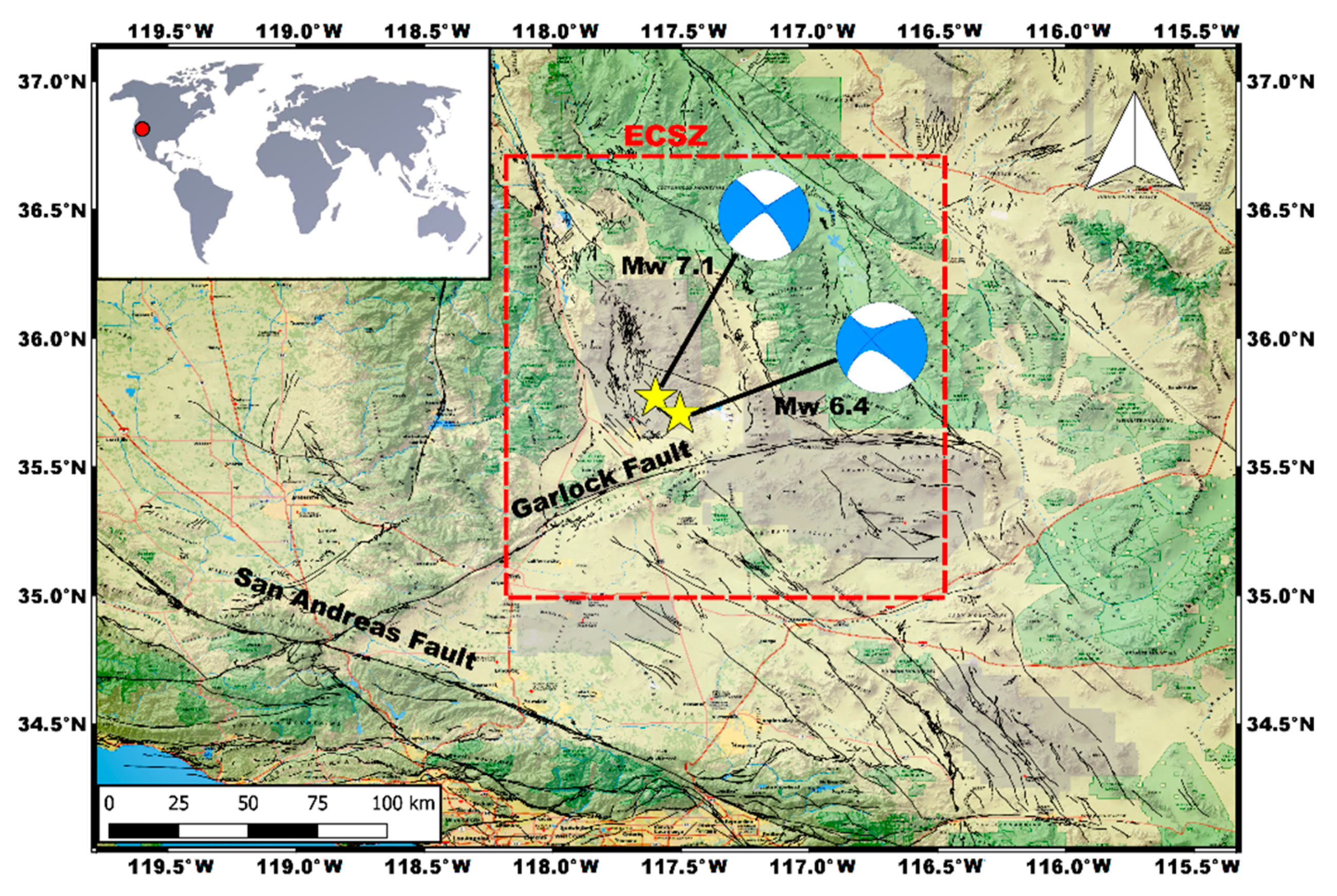 Remote Sensing Free Full Text Performance Evaluation Of Different Sar Based Techniques On The 19 Ridgecrest Sequence Html