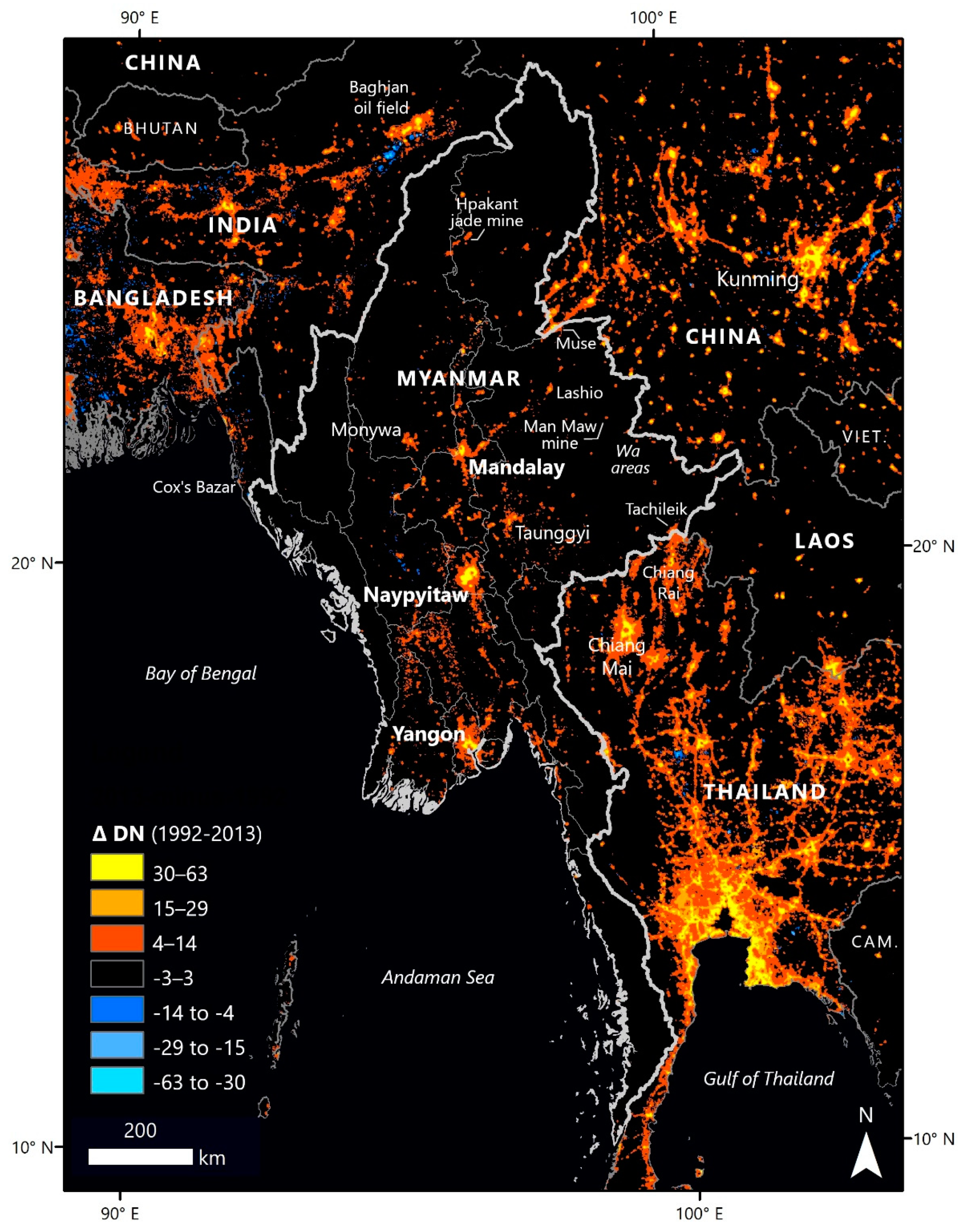 Remote Sensing Free Full Text Uneven Frontiers Exposing The Geopolitics Of Myanmar S Borderlands With Critical Remote Sensing Html
