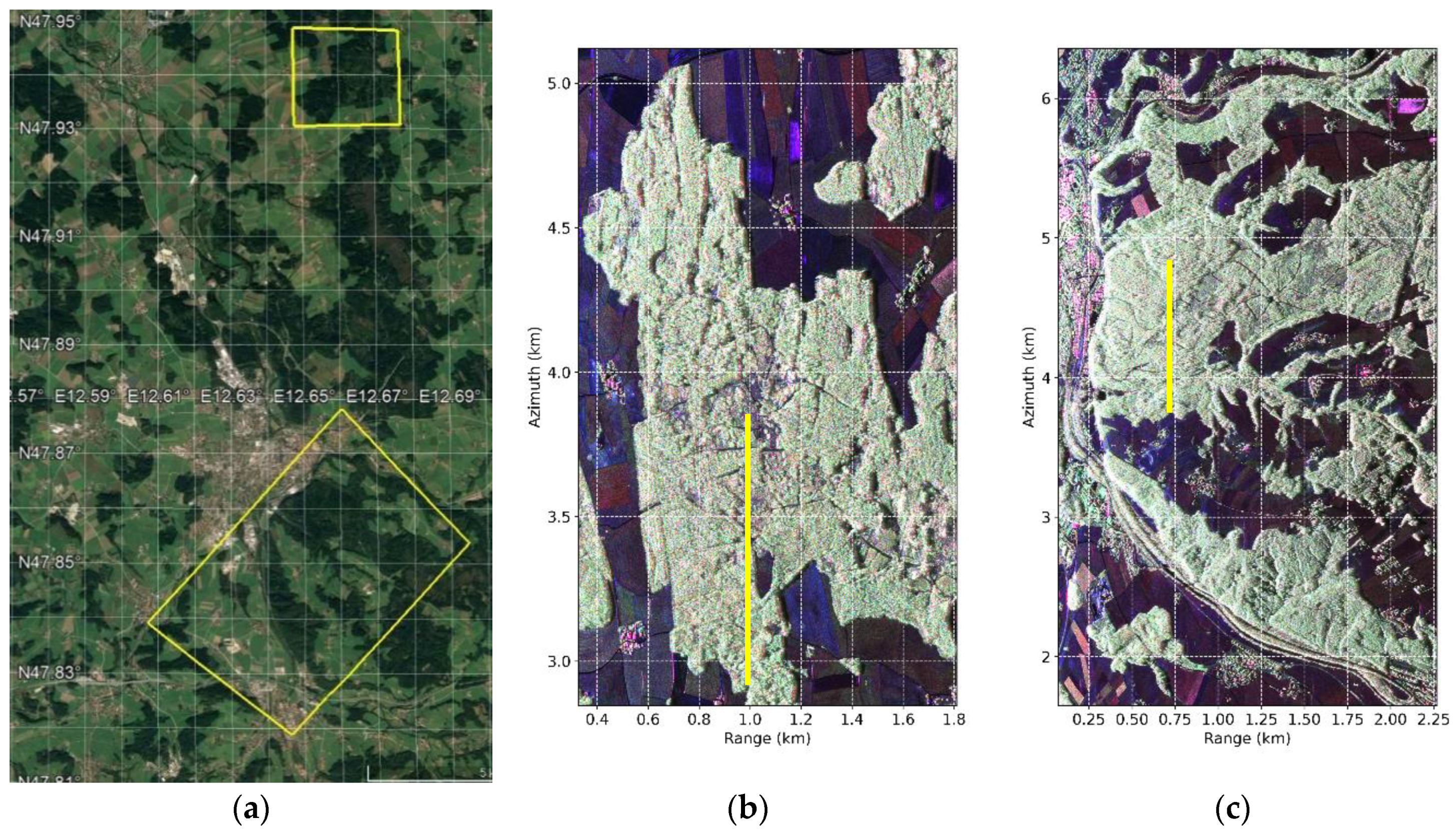 Remote Sensing Free Full Text Tomosar Mapping Of 3d Forest Structure Contributions Of L Band Configurations Html