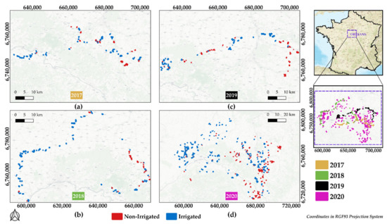 Remote Sensing Free Full Text An Operational Framework For Mapping Irrigated Areas At Plot Scale Using Sentinel 1 And Sentinel 2 Data Html