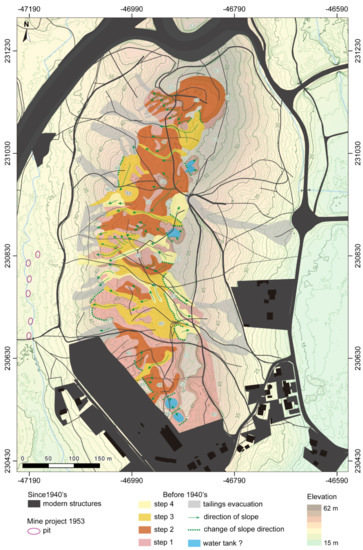 Mapa portugal com regiões e concelhos, distritos Stock Vector