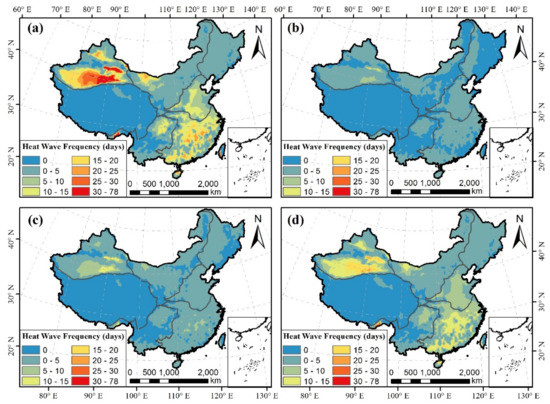 Spatial and Temporal Variation Characteristics of Heatwaves in Recent ...