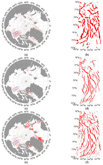 An Analysis of Arctic Sea Ice Leads Retrieved from AMSR-E/AMSR2