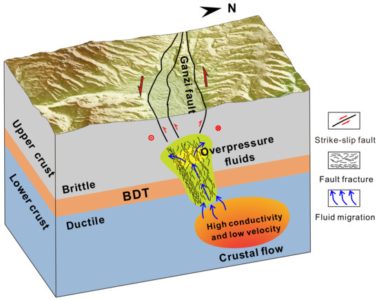 Crustal Electrical Structure of the Ganzi Fault on the