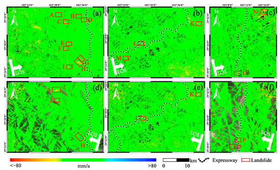 Wide Area Detection and Distribution Characteristics of Landslides