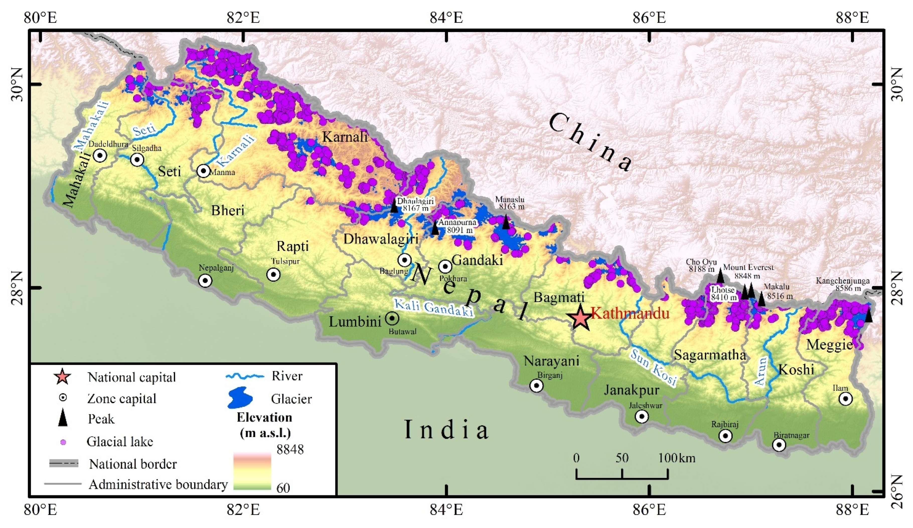 Temporal and Spatial Changes and GLOF Susceptibility