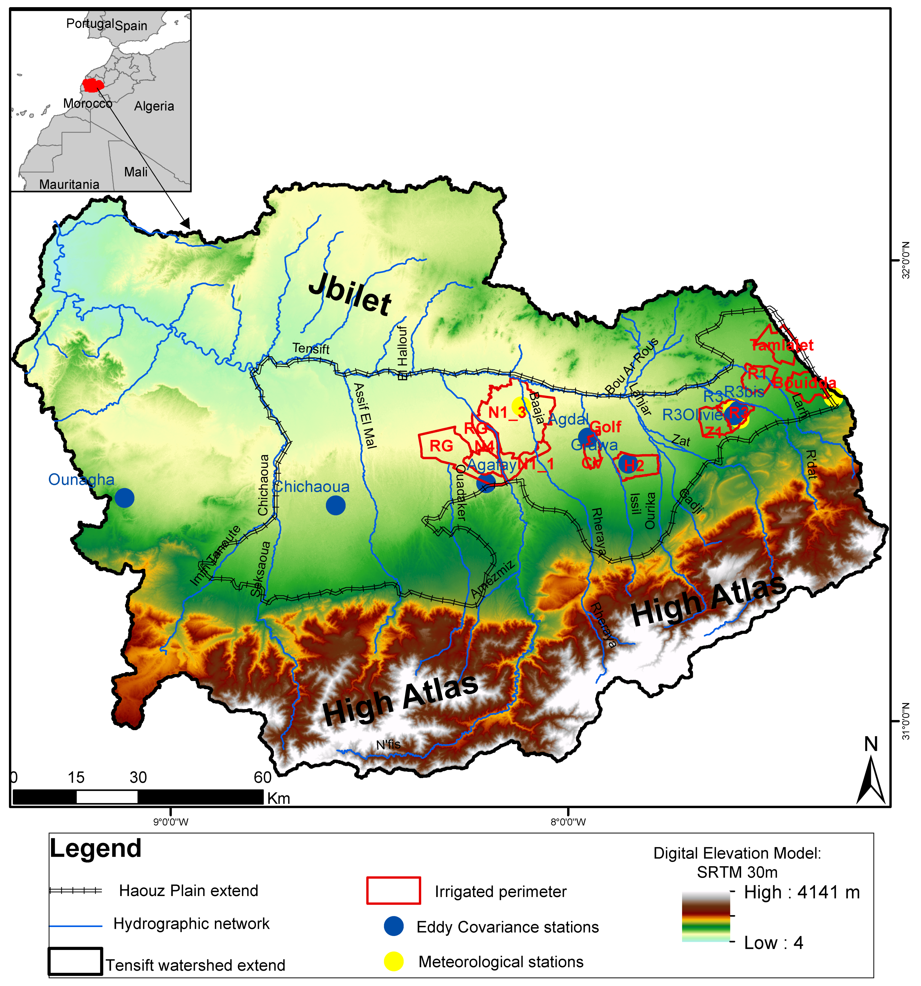 Frontiers  Spatial and Temporal Resolution Improvement of Actual  Evapotranspiration Maps Using Landsat and MODIS Data Fusion