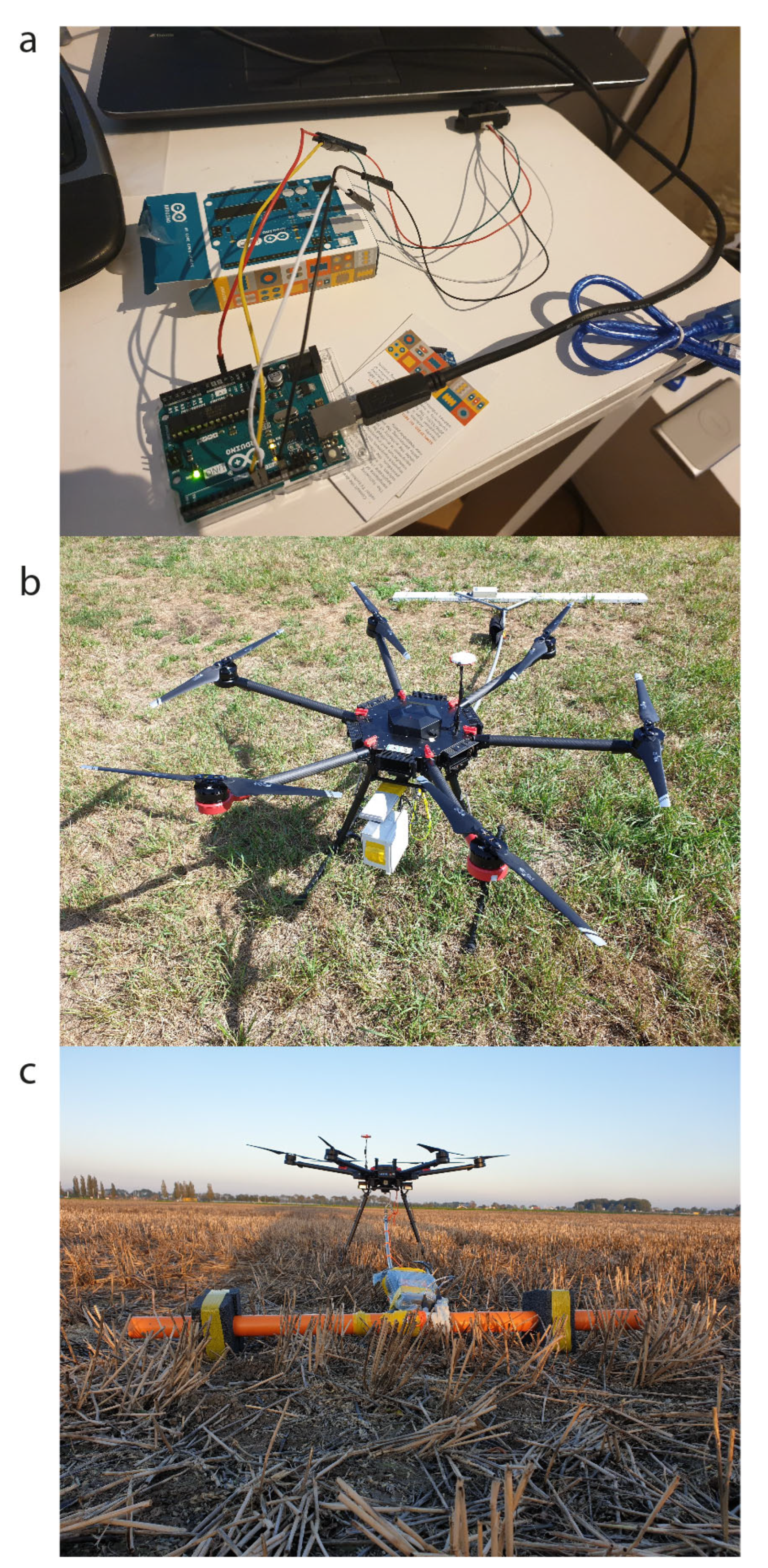 Drone shop electromagnetic survey