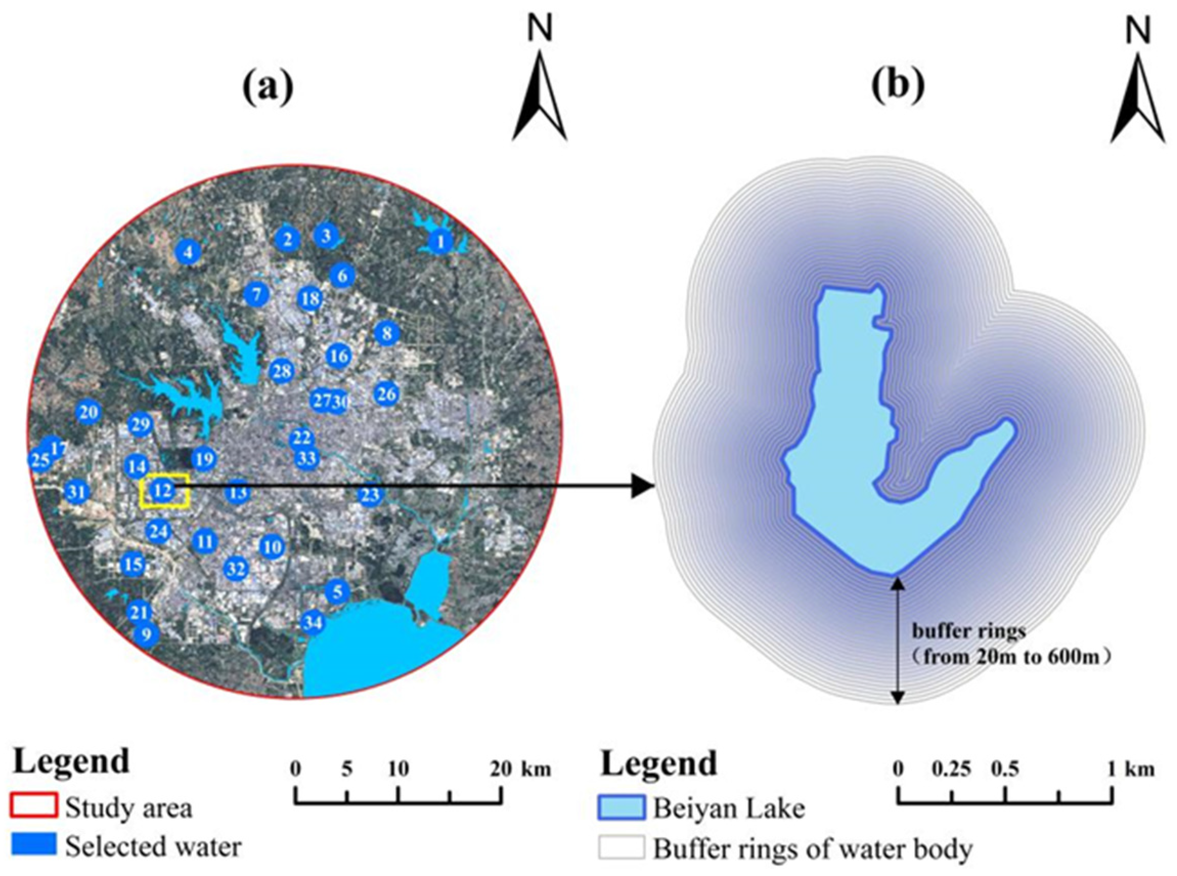 Identifying the Influencing Factors of Cooling Effect of Urban Blue  Infrastructure Using the Geodetector Model