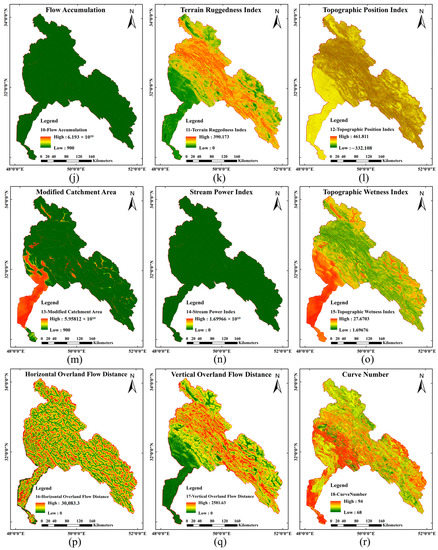 Comparison of Machine Learning Algorithms for Flood Susceptibility Mapping