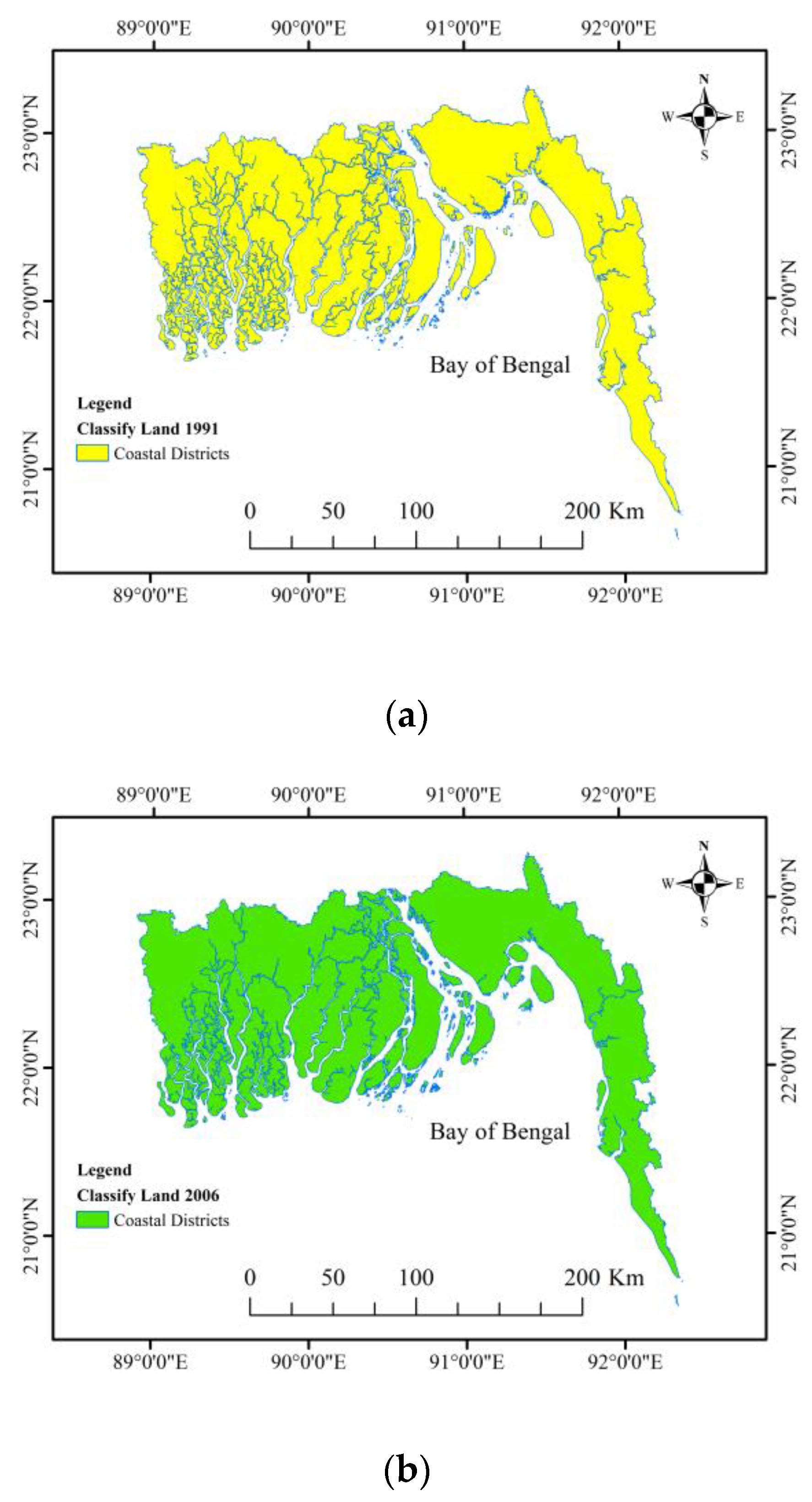 Remote Sensing Free FullText Shoreline Change Assessment in the