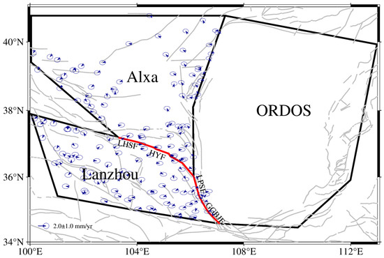 A Crustal Deformation Pattern on the Northeastern Margin of the