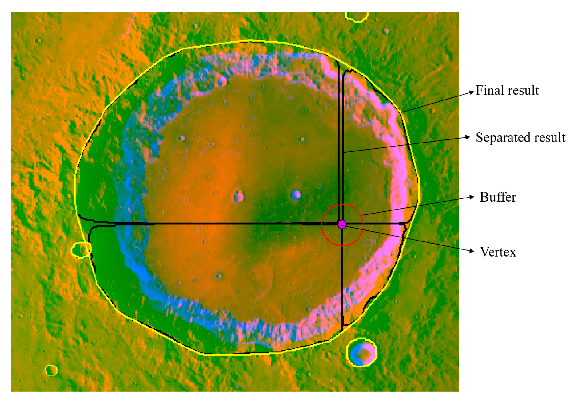 スーパーセール タイムセール 時間 Delineator Boundary for with Instances Crater Martian カードダスその他