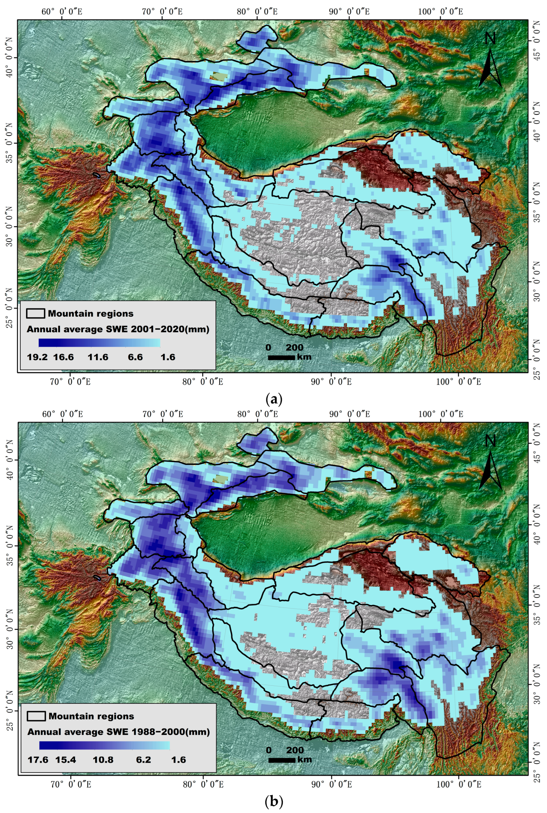 Remote Sensing and Modeling of the Cryosphere in High