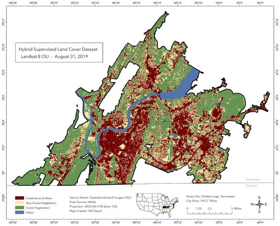 Spatiotemporal Analysis of Urban Forest in Chattanooga