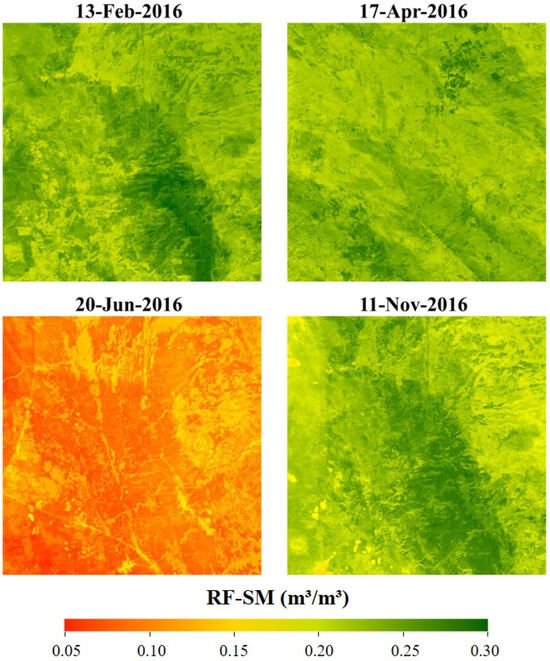 Soil Moisture-Derived SWDI at 30 m Based on Multiple
