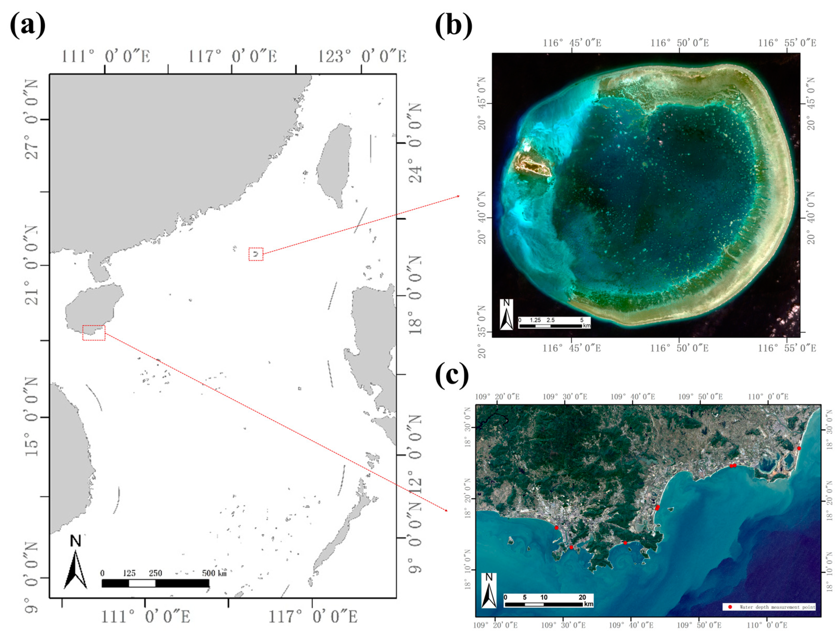 Shallow Water Bathymetry Inversion Based on Machine Learning Using 