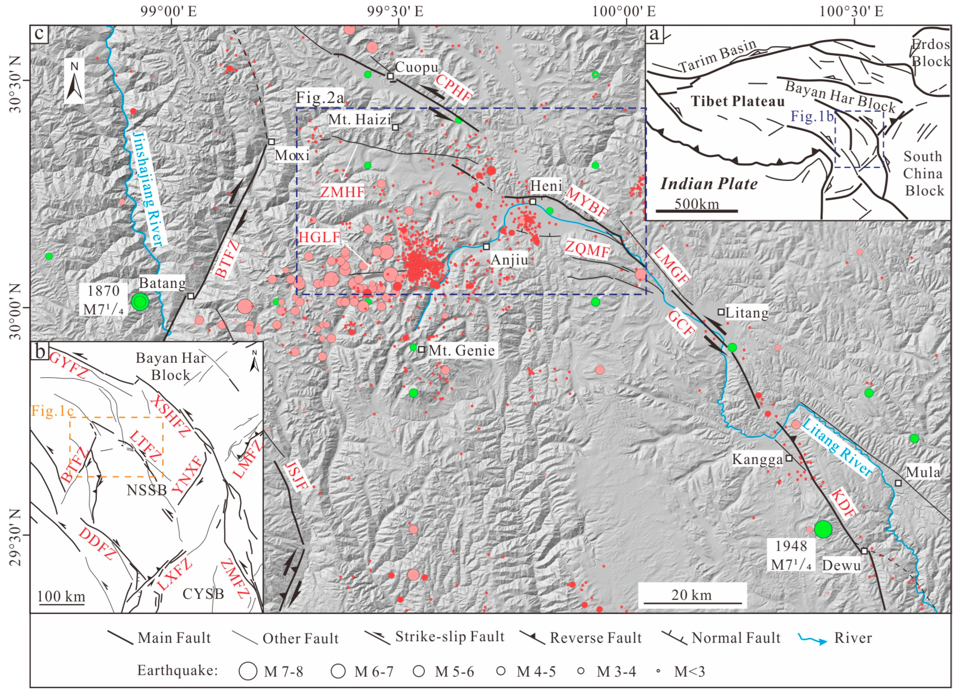 Structural Deformation Style and Seismic Potential of the