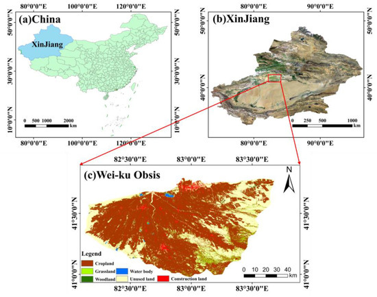 Spatiotemporal Mapping of Soil Profile Moisture in Oases in Arid Areas