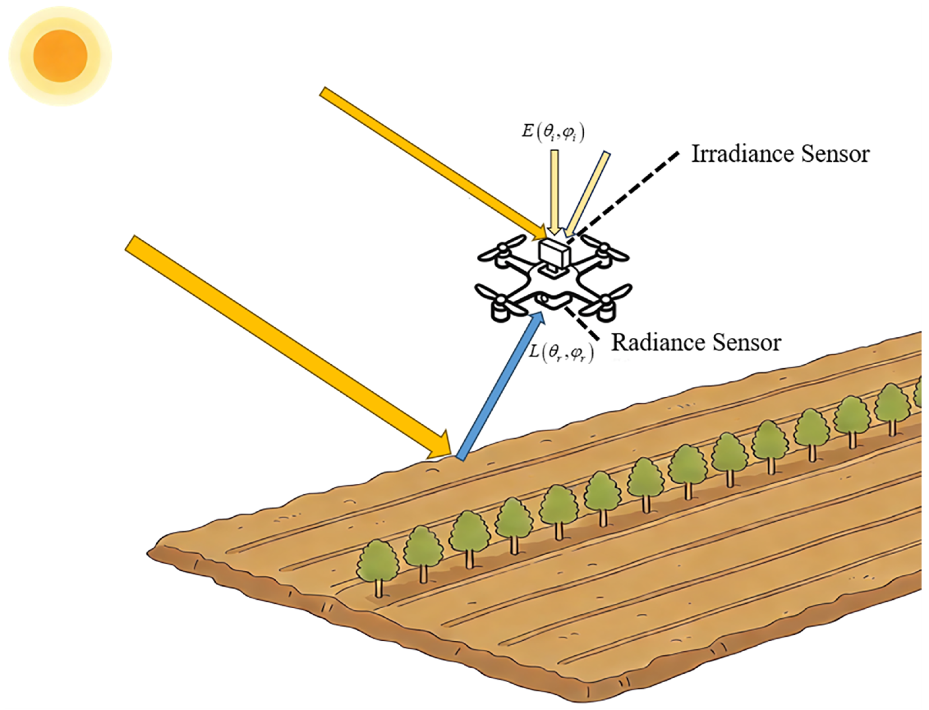 Spectroradiometric A UAV-Based Dual-Spectroradiometer Method for Hyperspectral Reflectance ...