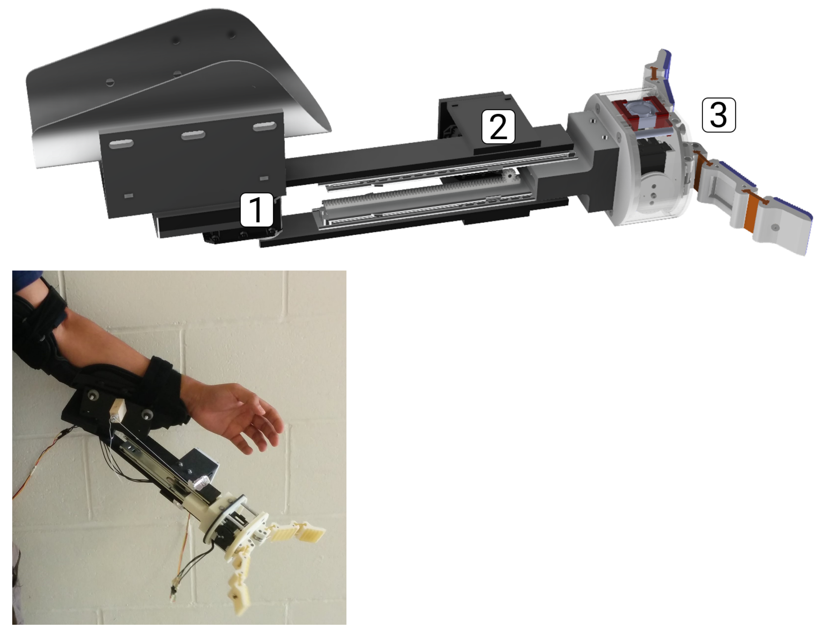 USAQ Aluminum Alloy Servo Controlled Robotic Claw Grabber 2 Gripping Diameter 