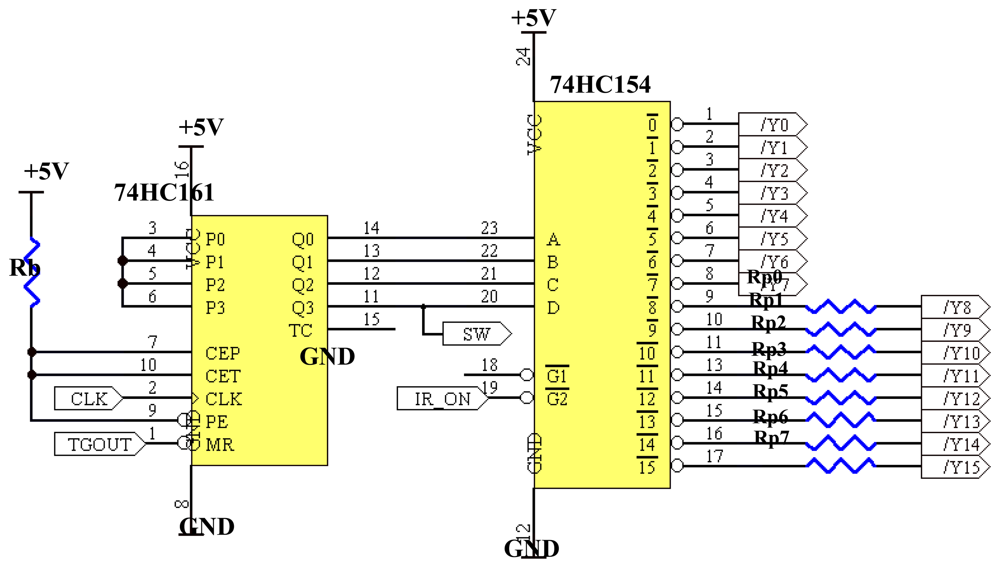 74hc4051 схема включения
