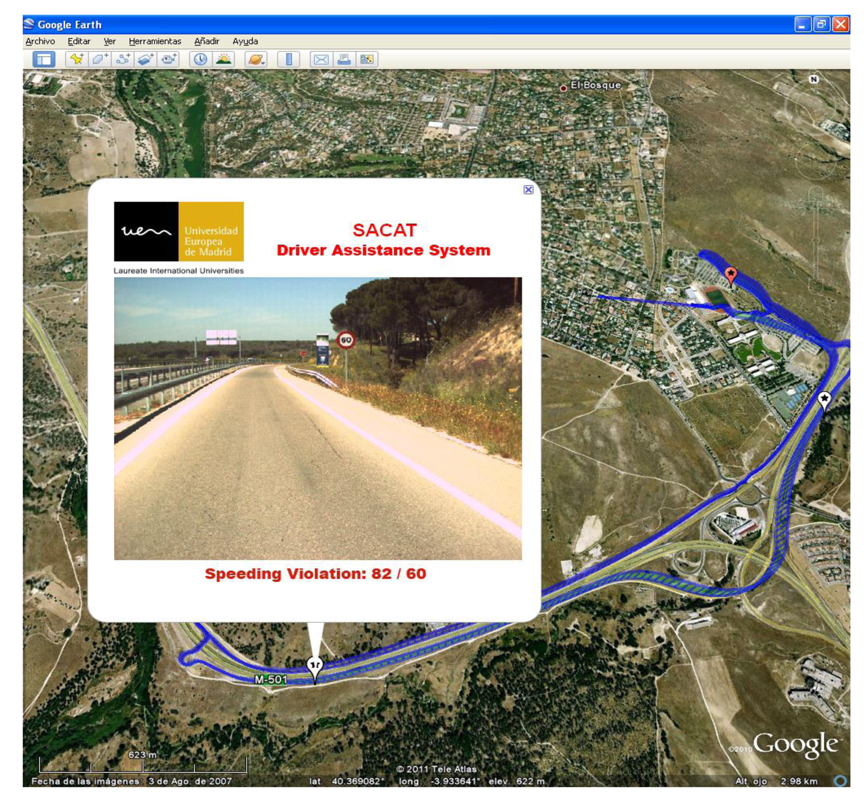 A System for Traffic Violation Detection