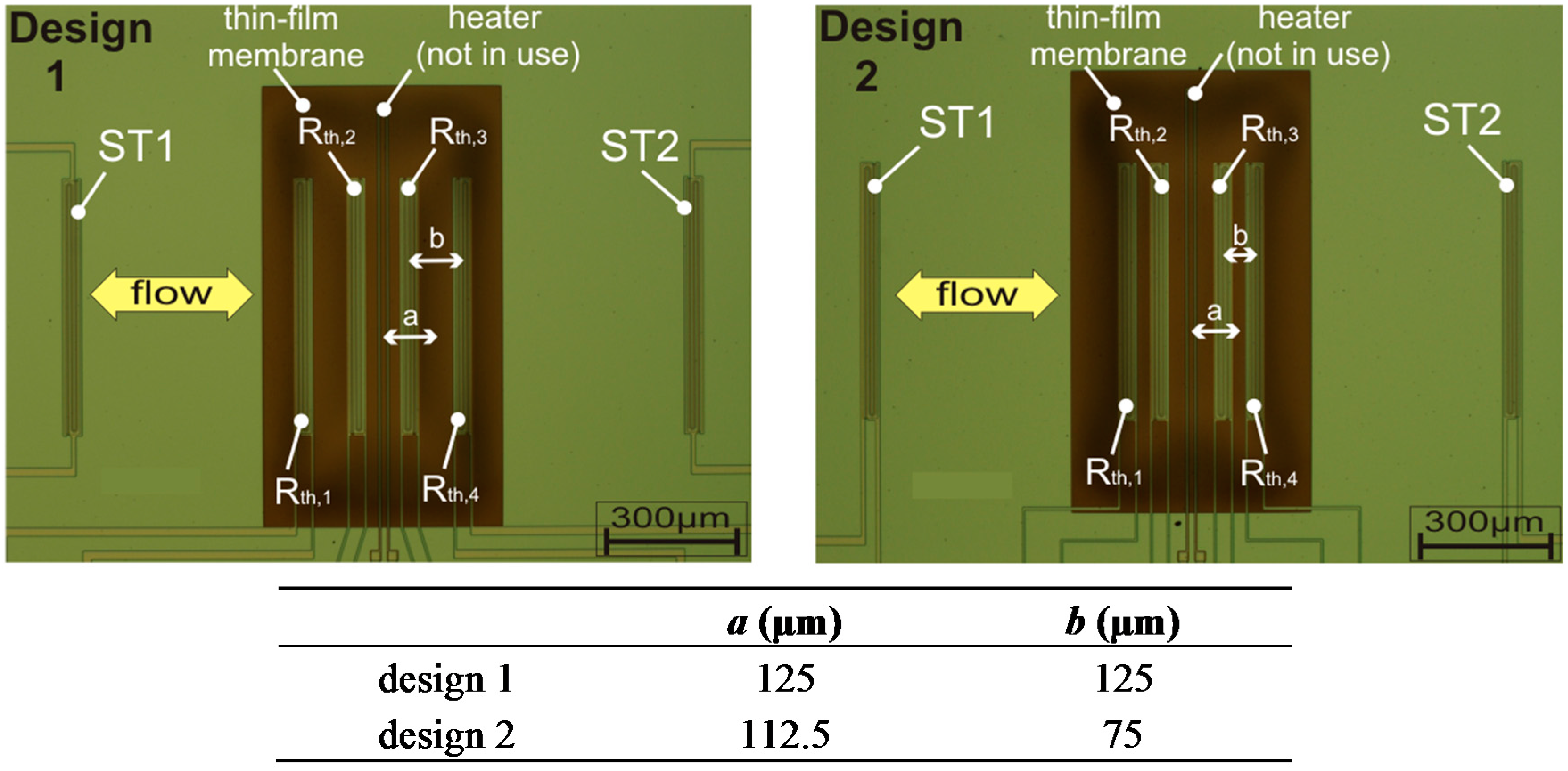 Sensors Free FullText MEMS Flow Sensors Based on SelfHeated aGe
