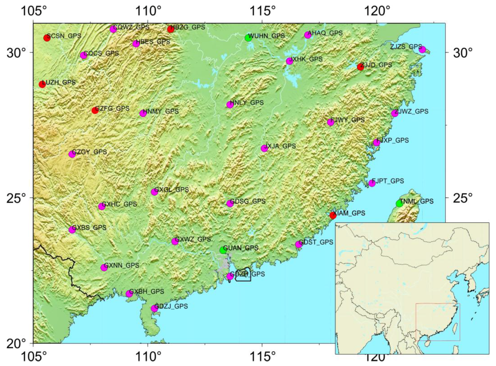 Temporal–Spatial Surface Seasonal Mass Changes and Vertical